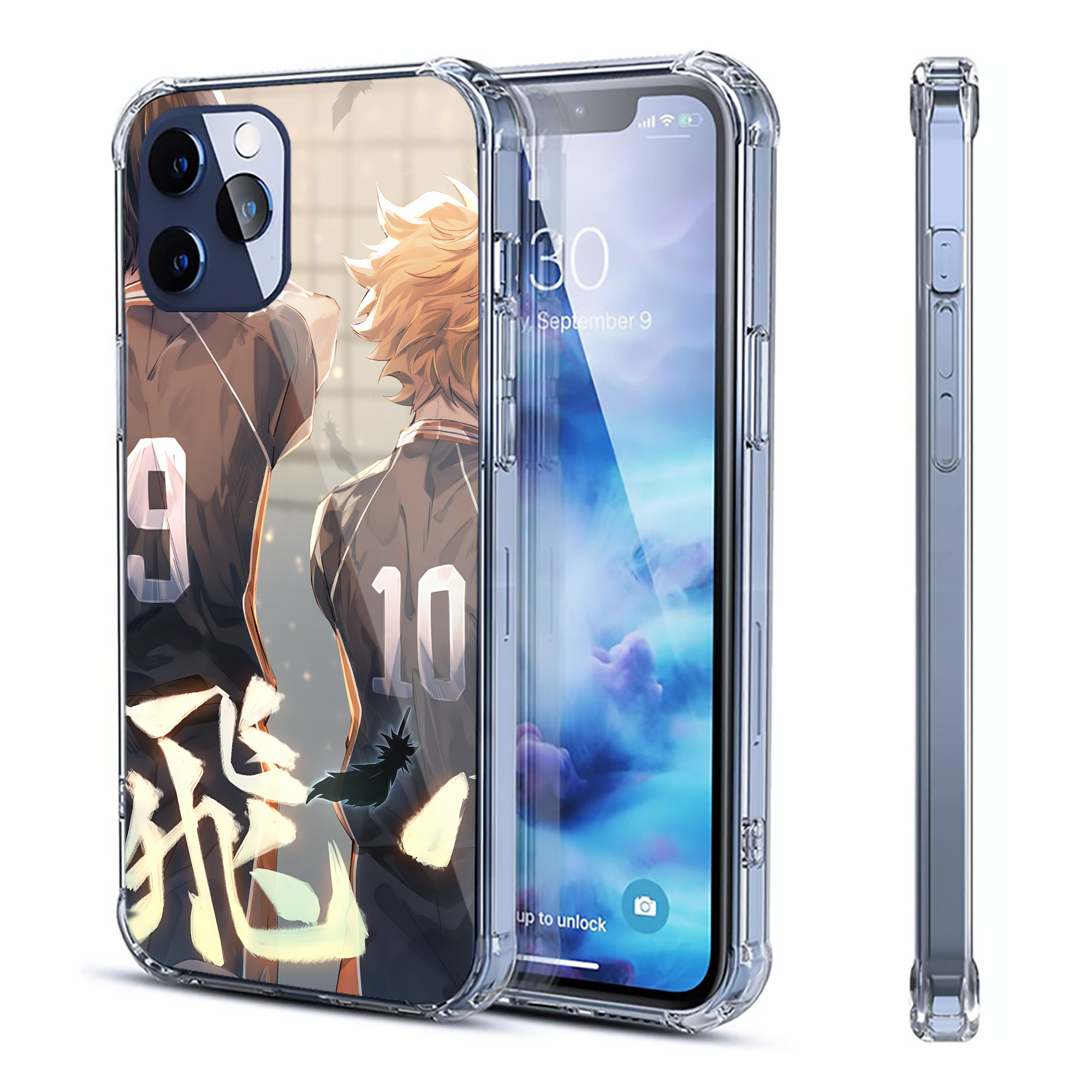 （画像用） ハイキュー!! Haikyu!! 【iPhone 12シリーズ対応】透明スマホケース（クリアソフトケース）